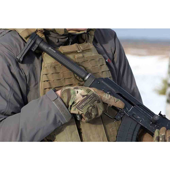 Приклад Armacon в сборе Баскак Mil-Spec с полимерным затыльником